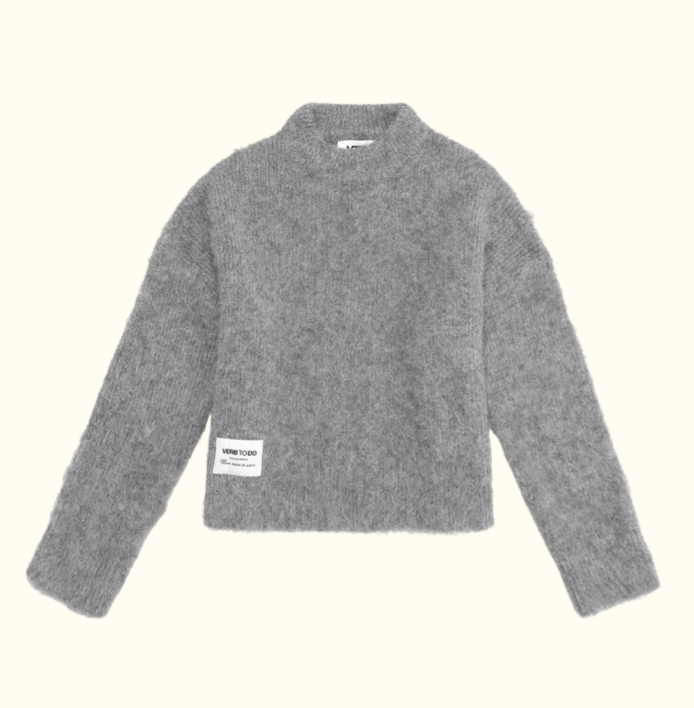 KNITWEAR BOXY GREY VTD XL