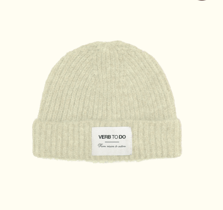 HAT VERB TO DO WHITE BEANIE