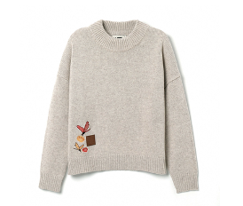 KNITWEAR VTD BEIGE WL-Y1-L