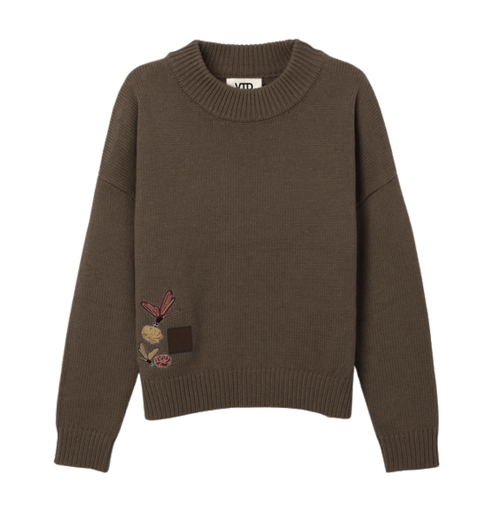 KNITWEAR VTD BROWN WL-Y3-M