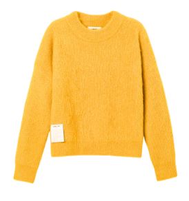 KNITWEAR BOXY YELLOW ALP-A8-XL