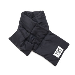 [SCF006] SQUARE PUFFER BLACK 