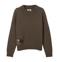 [VTD-JSY-WL-Y3-S] KNITWEAR VTD BROWN WL-Y3-S