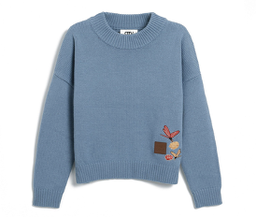 [VTD-JSY-WL-Y2-XS] KNITWEAR VTD BLUE WL-Y2-XS