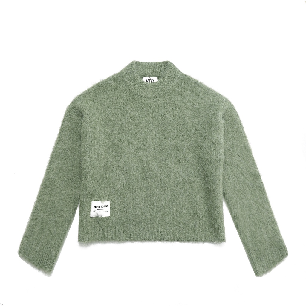 KNITWEAR BOXY GREEN VTD L