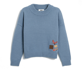 KNITWEAR VTD BLUE WL-Y2-XL
