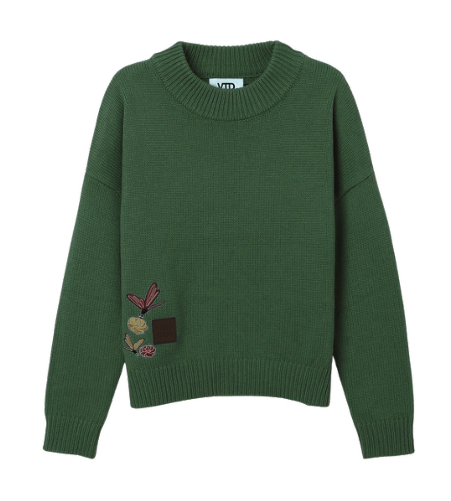 KNITWEAR VTD GREEN WL-Y4-XL